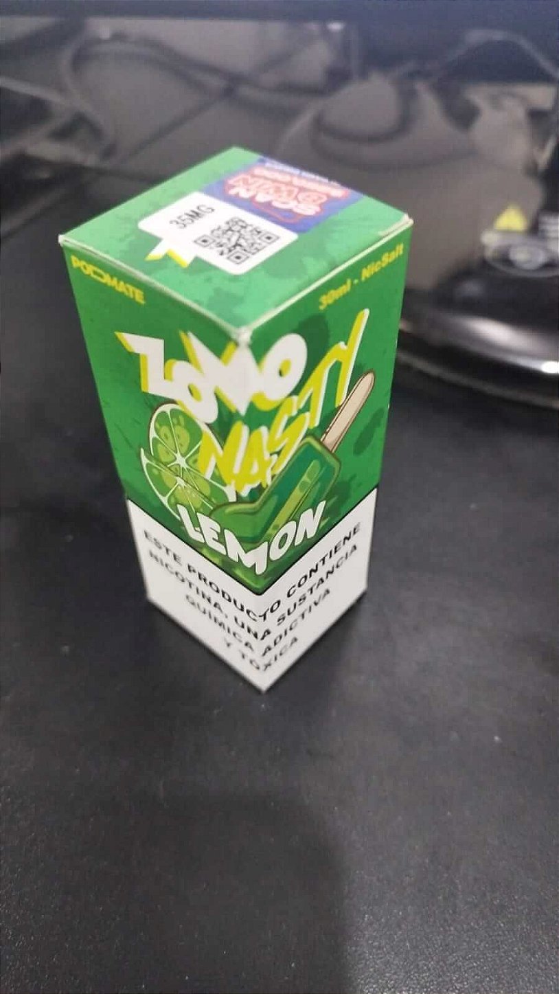 Liquido / Juice LEMON (Nicsalt) - ZOMO NASTY 9 Zomo Nasty Juice LEMON - PODMATE vapevaportabacaria.com